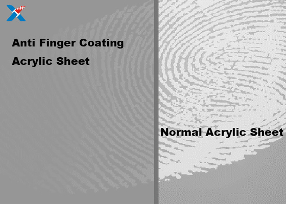 Clear Scratch Resistant Acrylic Sheet Hard AF Coating Cut to Size