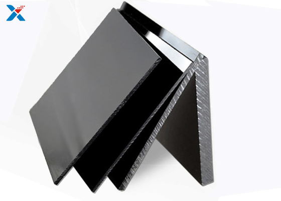 Black Cast 8x4 Plexiglass Acrylic Sheet Flame Resistance Panels