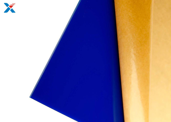1/8 Inch Thick Blue Plexiglass Sheets For Advertising Displays / Signs