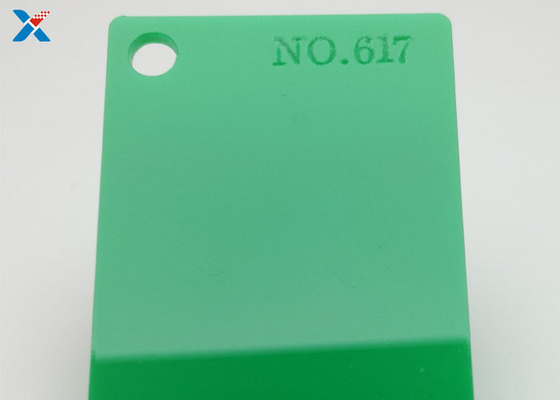 Green Extruded Coloured Acrylic Sheet Board Customized Cutting