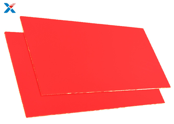 Buy OEM 1mm Plexiglass Extruded Acrylic Sheet Customized Red Color online manufacture