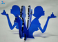 blue Colored 1mm Custom Acrylic Stand PMMA Laser Cut Plastic Shapes